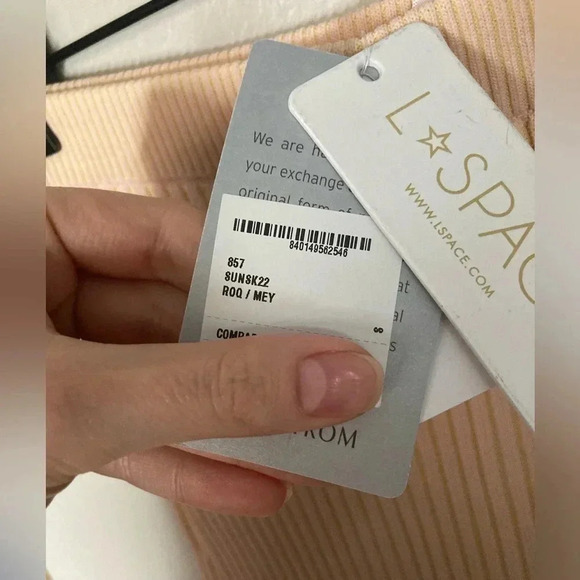 NWT L*Space Sundown Skirt in Rose Quartz & Mellow Yellow Size Small - Picture 6 of 7